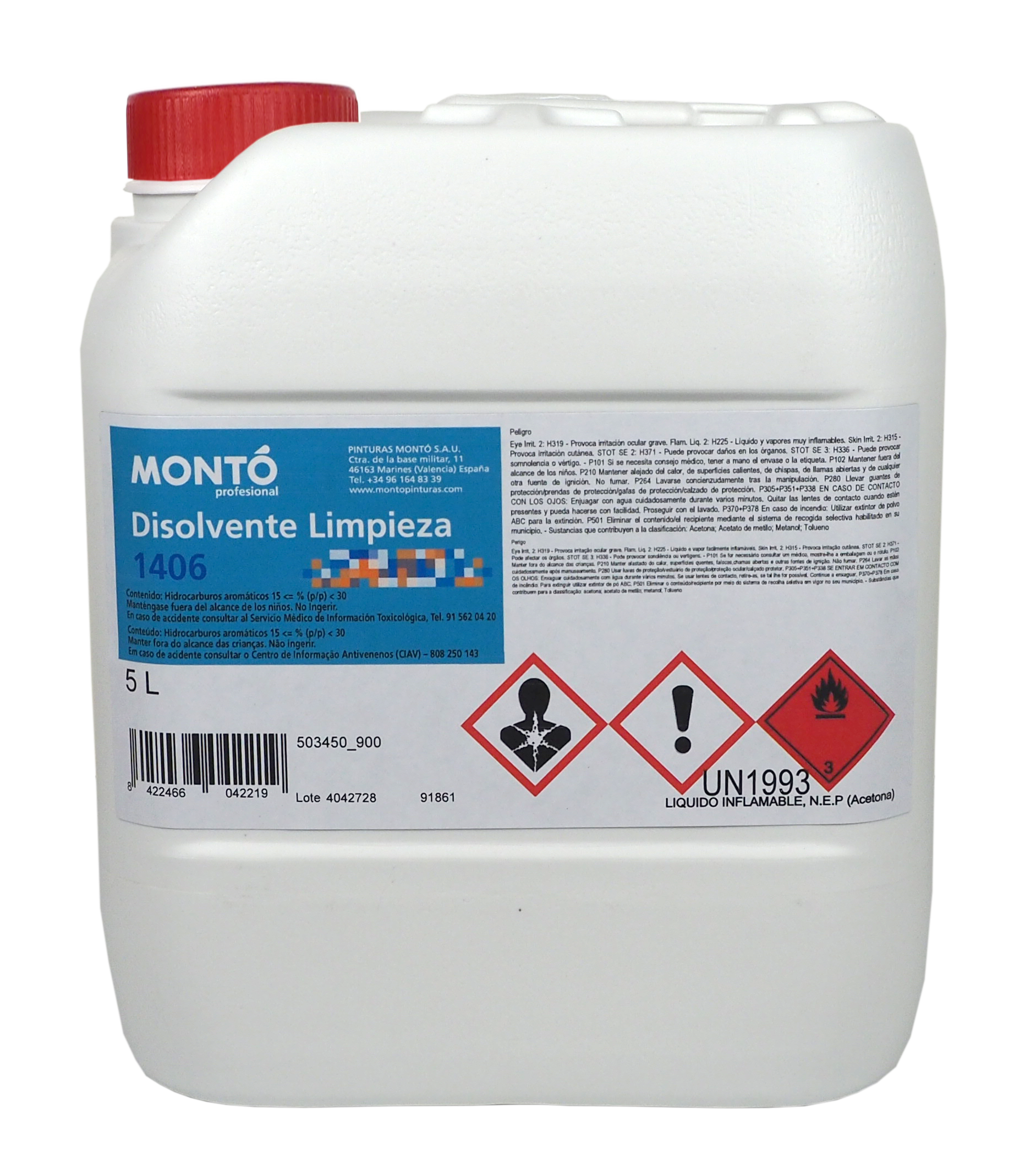Limpiador Disolvente Molto Inlauger 375 Ml – Fuerza Removedor De Grasa, Para Limpieza Profunda Y Preparación De Superficies